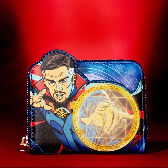 LOUNGEFLY Marvel Dr Strange Multiverse Wallet - Picture 5 of 16